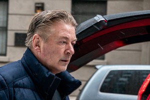 Actor Alec Baldwin departs his home, as he will be charged with involuntary manslaughter for the fatal shooting of cinematographer Halyna Hutchins on the set of the movie "Rust,”  in New York, U.S., January 31, 2023. REUTERS/David 'Dee' Delgado