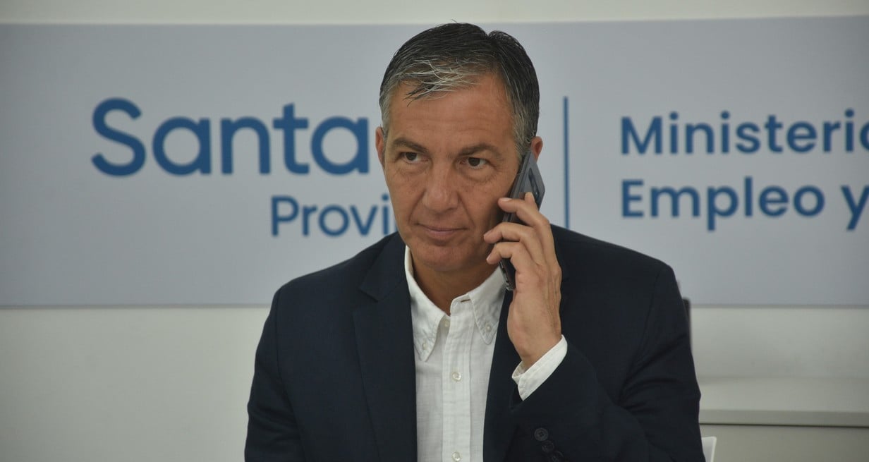 Ministro de Trabajo de la provincia de Santa Fe, Juan Pusineri. Crédito: El Litoral