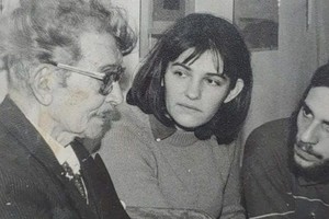 Estela junto a Juanele y su esposo Edgardo Russo. Crédito: Gentileza.