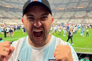 El periodista acompañó como hincha a la Selección en Qatar.