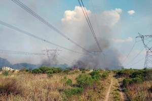 El incendio de un campo produjo un corte masivo de electricidad en gran parte del país.
