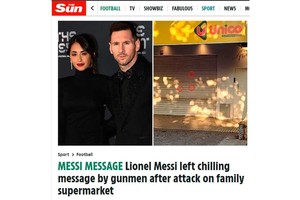 Messi balacera The Sun