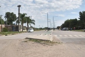 El avance de las obras en el Camino Viejo a Esperanza.