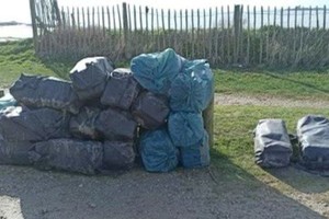 Durante la semana se hallaron dos cargamentos de bolsas de cocaína.