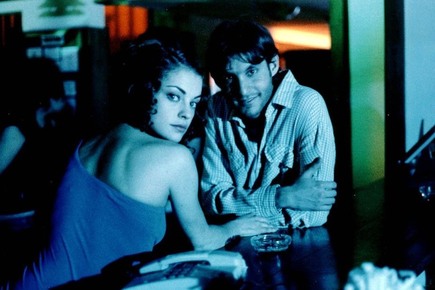 Szifrón y Dolores Fonzi en el rodaje de "El fondo del mar". Foto: Archivo