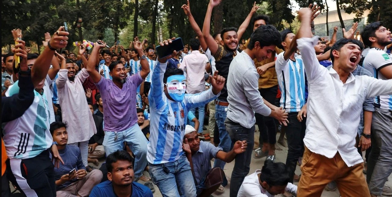 Un argentino en Bangladesh: el fervor por Messi, Maradona y la Selección