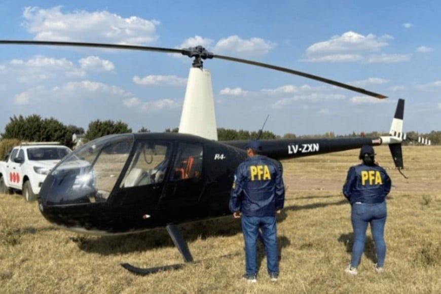 Una de las imágenes difundidas por el Ministerio de Seguridad.