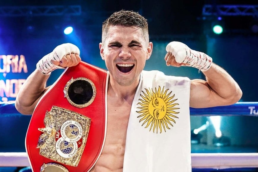 El festejo del campeón Reyes.