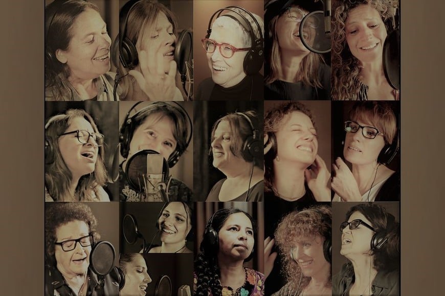 “La Canción de las Poetas”: Sandra Mihanovich, Marcela Morelo, Teresa Parodi, Hilda Lizarazu, Ana Prada, Mavi Díaz, Cecilia Todd, Lidia Borda, Luna Monti, Ligia Piro, Marián Farías Gómez, Feli Colina & Vera Frod, Mariana Carrizo, Julia Zenko y Dolores Solá.