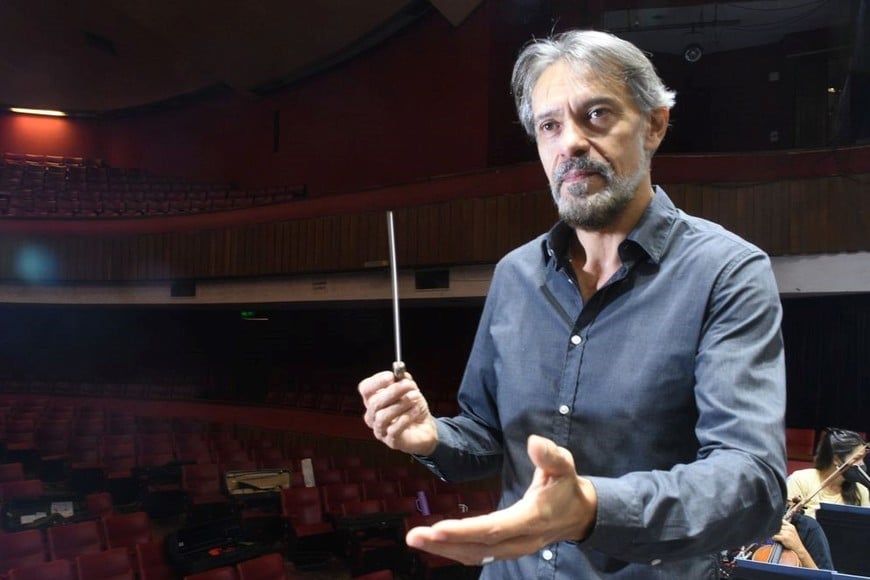 El director titular, Silvio Viegas. Foto: Archivo El Litoral