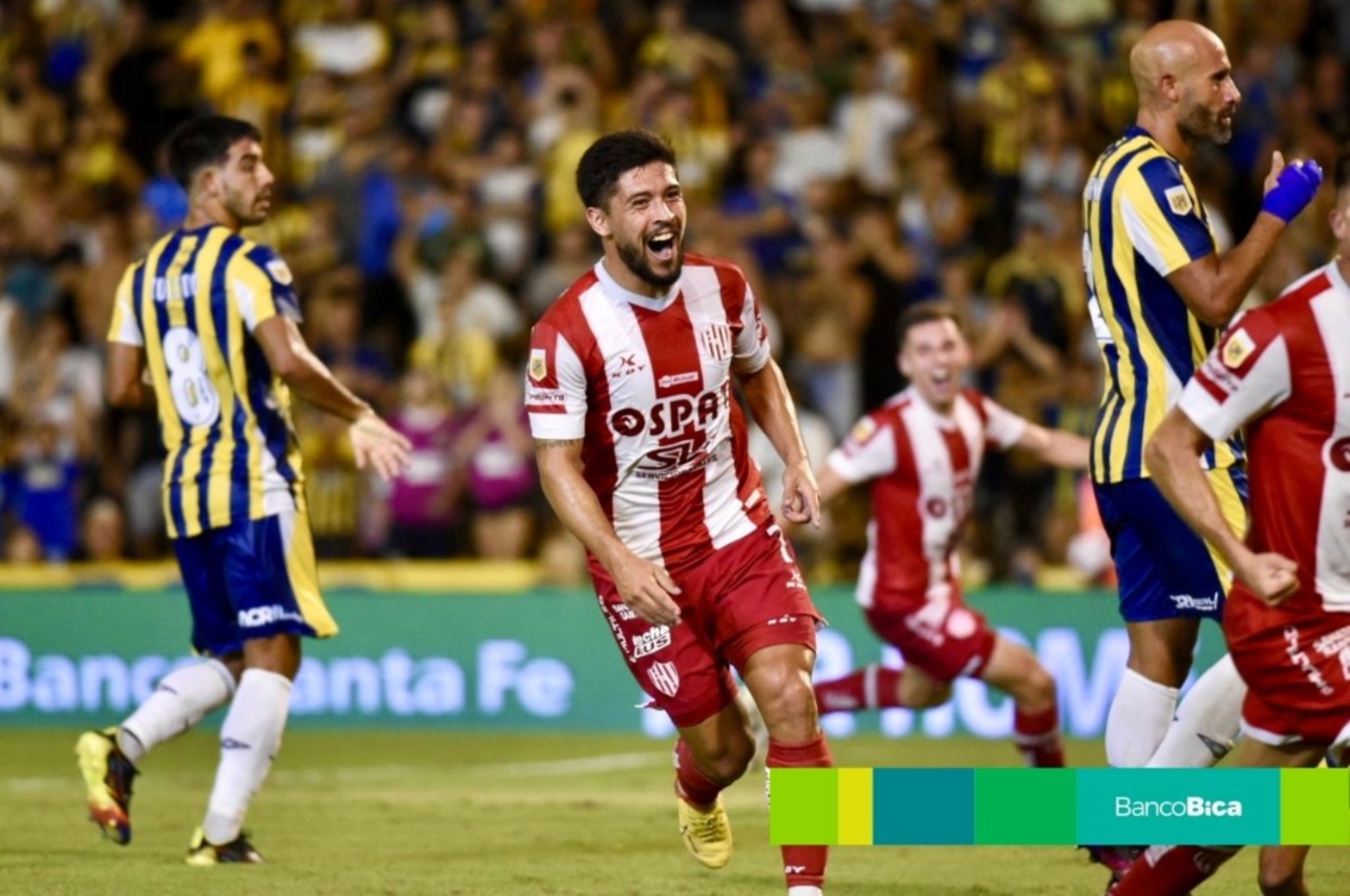 Unión y Rosario Central igualaron 1 a 1. Crédito: Marcelo Manera