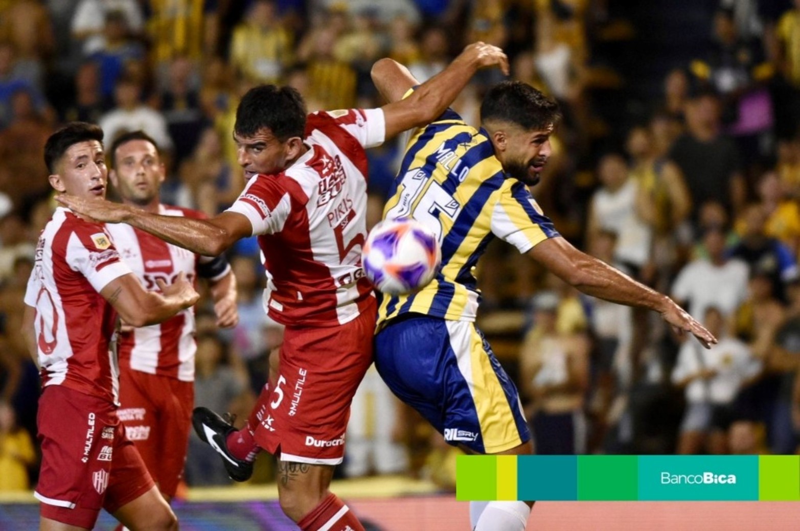 Unión y Rosario Central igualaron 1 a 1. Crédito: Marcelo Manera