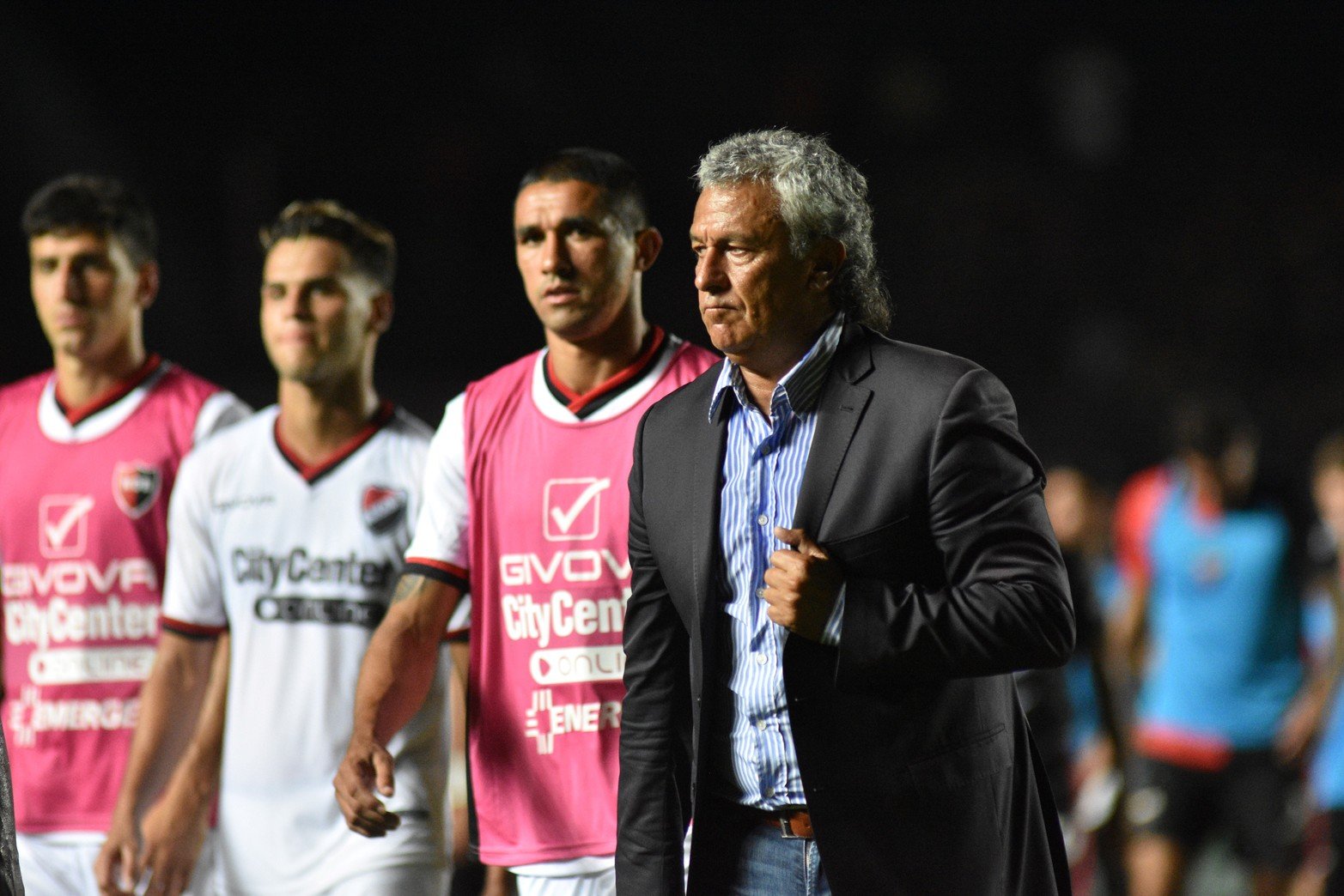 Néstor Gorosito contó que Colón va a sufrir para ganar partidos. Habló de jugadores que trotaban y que ahora corren Foto Mauricio Garín