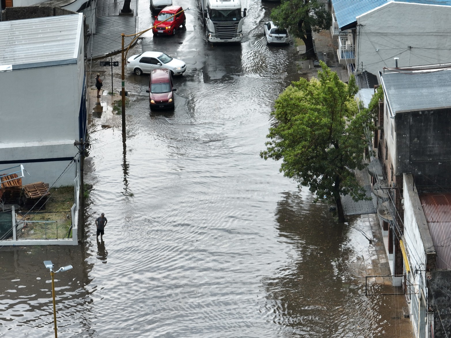 Finalmente las precipitaciones aliviaron algo la temperatura.