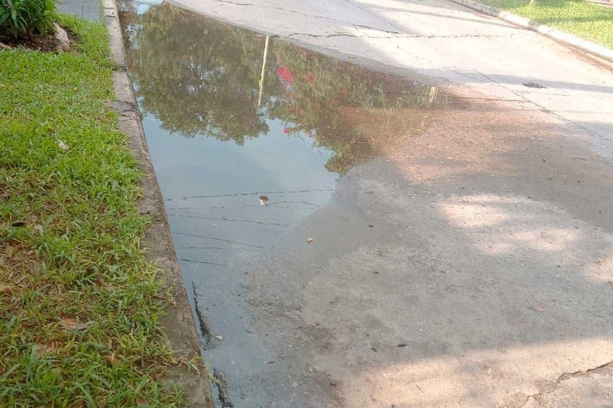 hundimiento y laguna en maria selva
