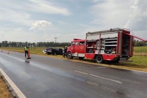 El siniestro se produjo al pasado martes al mediodía, bajo una torrencial lluvia.