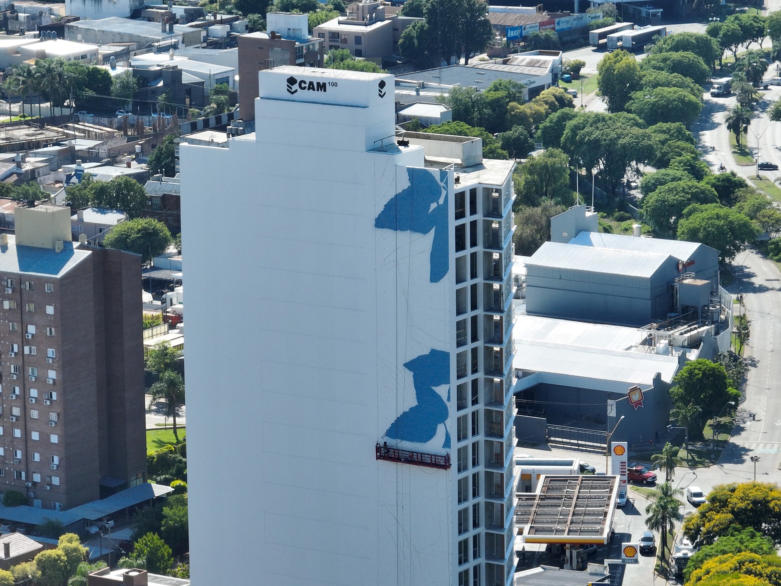 Se usarán 600 litros de pintura, unos 1.000 aerosoles y estará en un lugar central de la ciudad.