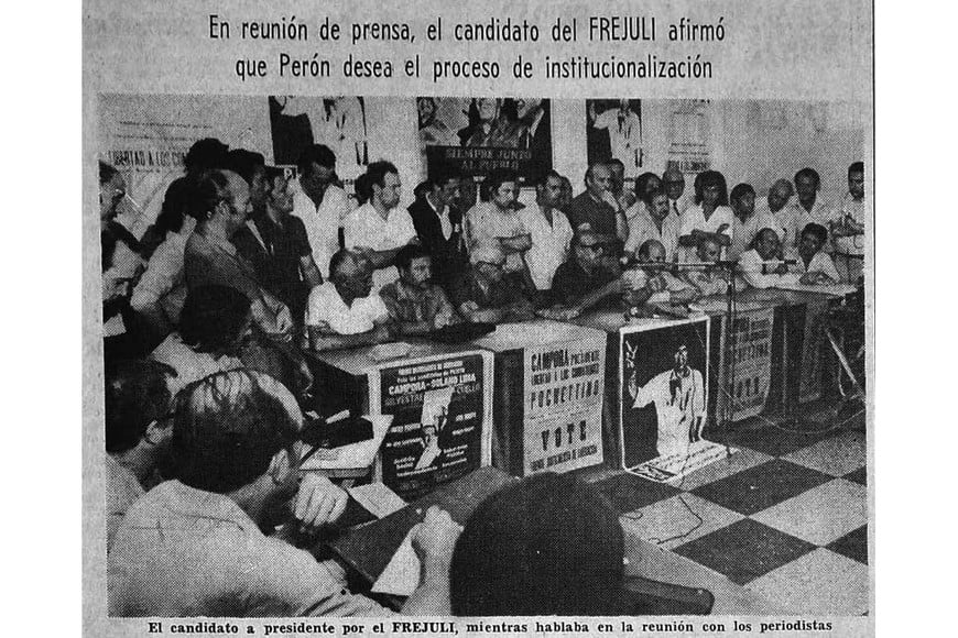 Cámpora en Santa Fe plena campaña electoral