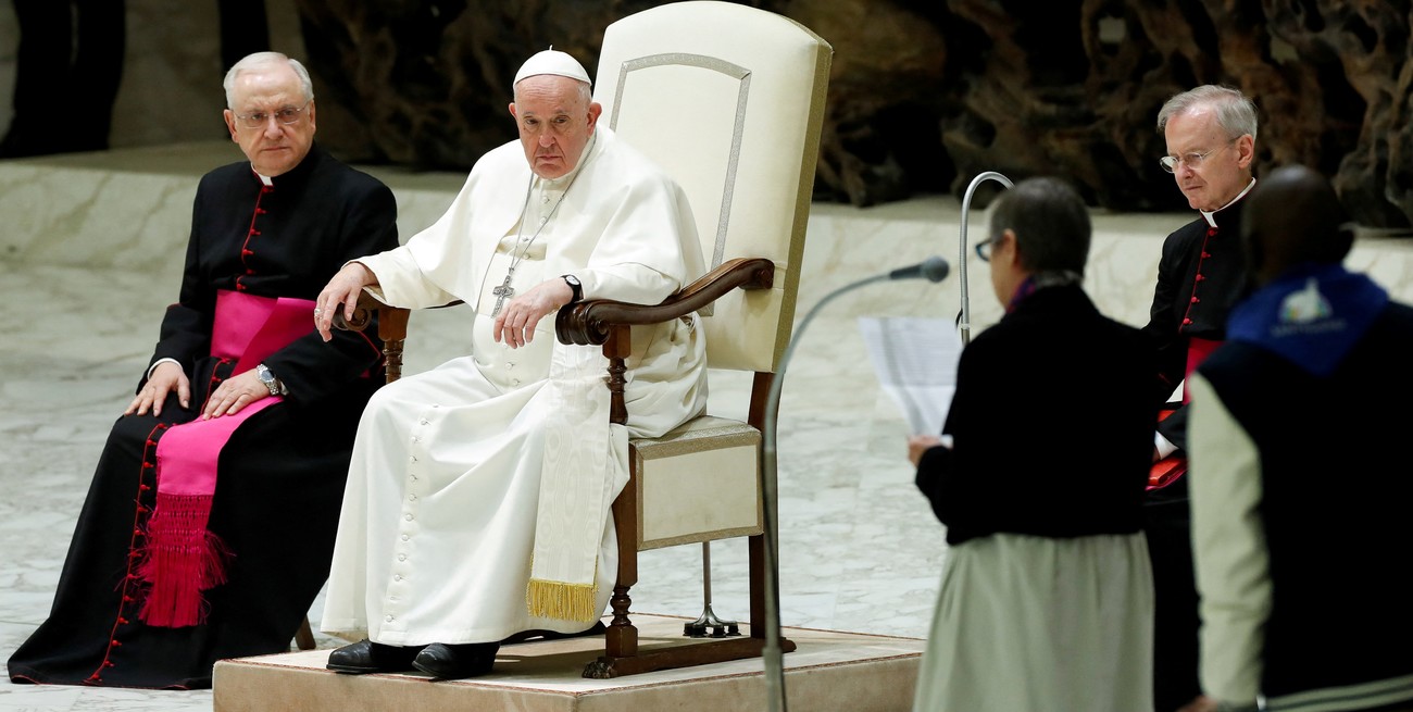 Fuerte mensaje del Papa este sábado. Crédito: Reuters.