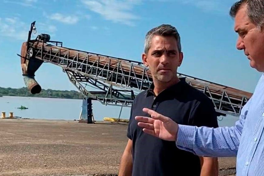 Juan José Saleme recorrió el Puerto de Reconquista junto al Interventor Martín Deltin