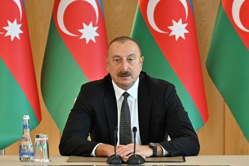 Ilham ?liyev, presidente de Azerbaiyán.