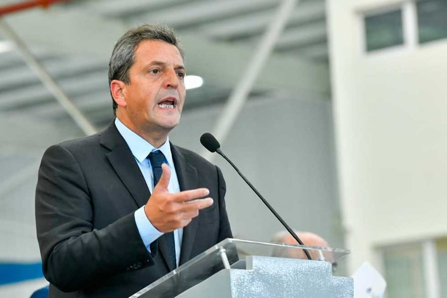 El ministro de Economía, Sergio Massa.