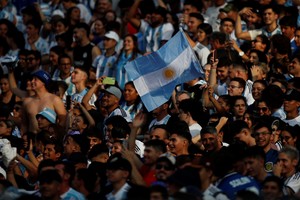 Soccer Football - International Friendly - Argentina v Panama - Estadio Monumental, Buenos Aires, Argentina - March 23, 2023
Argentina fans in the stands before the match REUTERS/Agustin Marcarian