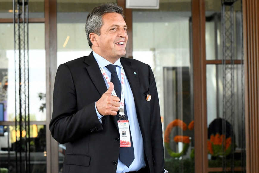 Sergio Massa, ministro de Economía. Crédito: Samuel Rajkumar / Reuters