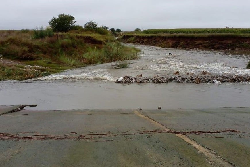 Advertencia a los productores con campos en esa zona para que tomen las medidas preventivas.