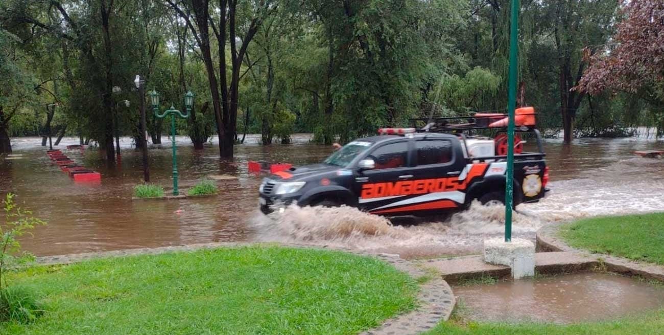 Intensas lluvias causaron inundaciones en las sierras de Córdoba