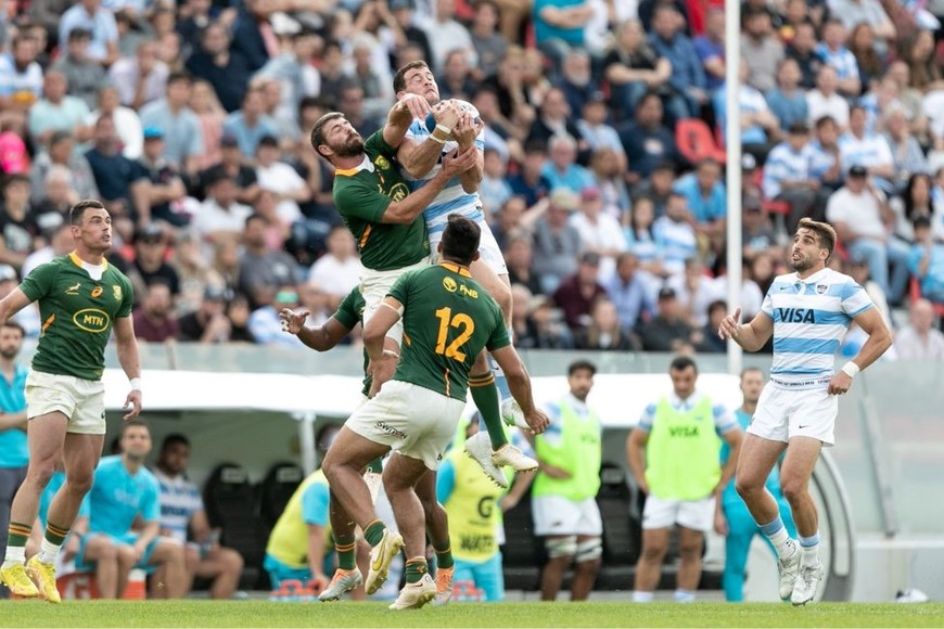 Este año, el Rugby Championship tiene fechas reducidas por el Mundial de Francia. Crédito: Prensa UAR / Gaspafotos.