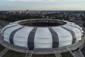 Estadio Único Madre de Ciudades, sede del amistoso ante Curazao. Crédito: Fernando Nicola