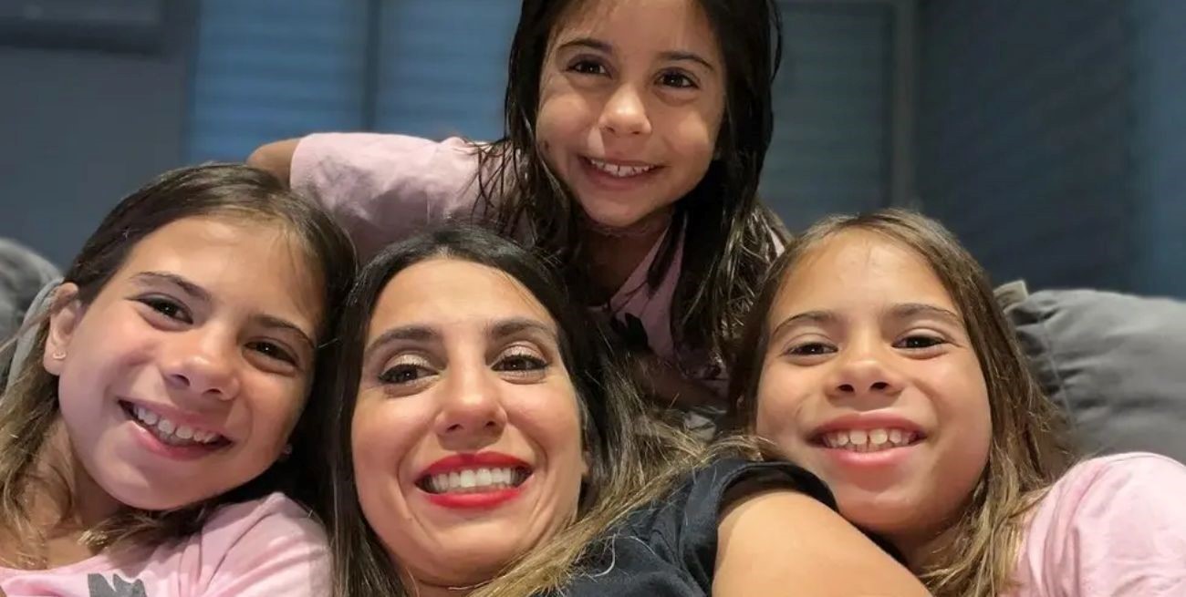 Cinthia Fernández y sus tres hijas quedaron en medio de un tiroteo