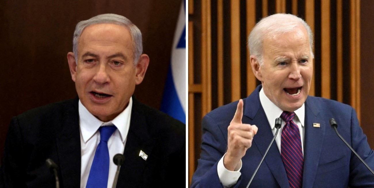 Declaraciones cruzadas entre el primer ministro de Israel y Joe Biden por la gestión de la crisis