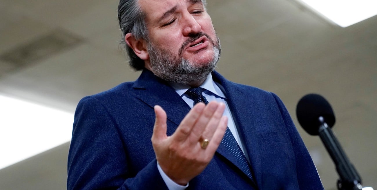 Ted Cruz durante los debates de 2021 por el asalto al Capitolio. Crédito: Erin Scott / Reuters