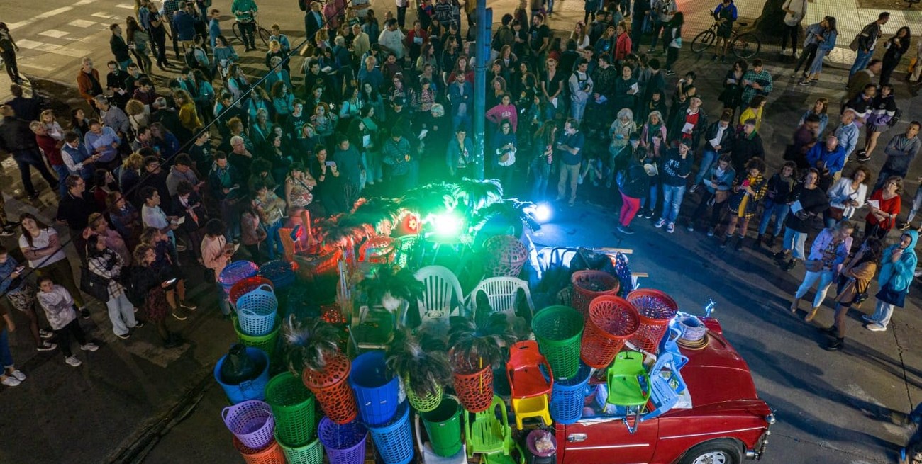 El evento tuvo seis cuadras de extensión.