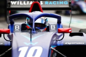 Colapinto a bordo de su Williams con el "10". Crédito: Formula 3