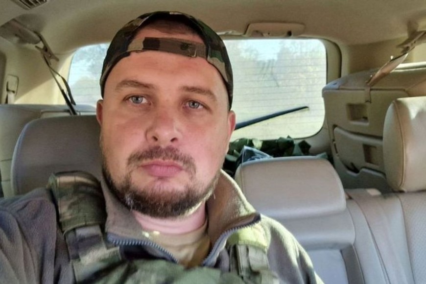 E corresponsal de guerra Maxim Fomín.