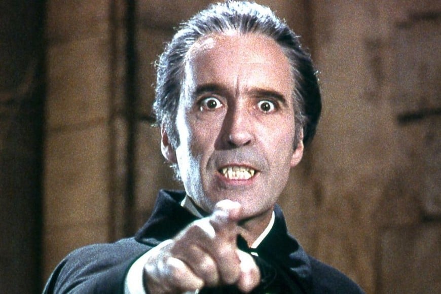 Lee, el vampiro más terrorífico. Foto: Hammer Productions