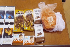 Los elementos secuestrados en poder del malviviente.