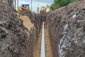 “En la agenda de trabajo establecida para esta nueva etapa de la gestión comunal, este proyecto de fortalecimiento del sistema de cloacas y tratamiento de efluentes en nuestra localidad es fundamental” destacó Franzen.