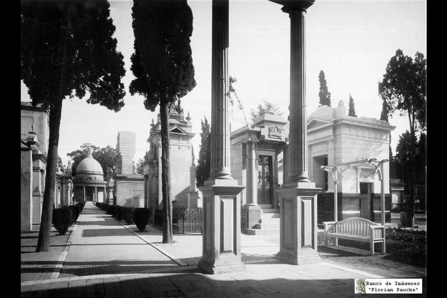 Primeros tiempos del Cementerio Municipal. Foto: Archivo General de la Provincia de Santa Fe