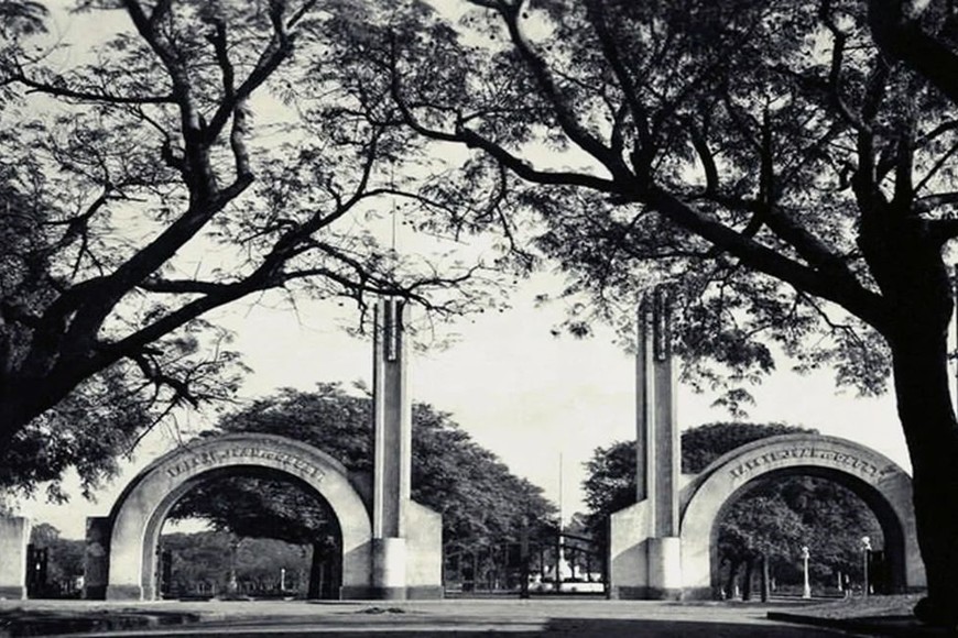 Parque Juan de Garay año 1910.  Foto: Archivo General de la Provincia de Santa Fe
