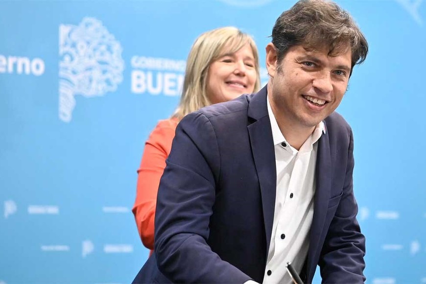 El gobernador bonaerense, el kirchnerista Kicillof.