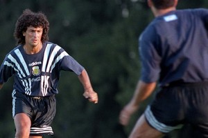 Pipo Gorosito, como jugador supo vestir la camiseta de la Selección Argentina.