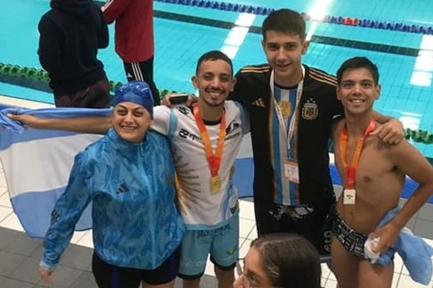 Julián Gómez obtuvo tres medallas en el Mundial de Trasplantados.