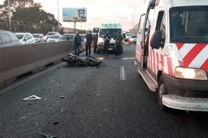 El siniestro se produjo en el km 8 del corredor vial.