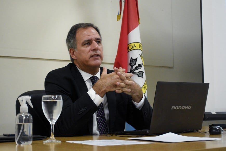 El fiscal Arietti señaló que durante 2022 se realizaron "más de 21 audiencias por día, durante todos los días del año". Crédito: Pablo Aguirre/Archivo,