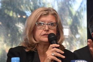 La diputada detalló que los proyectos de este nuevo Frente defienden la soberanía y lo público, principalmente en educación y salud. Crédito: Mauricio Garín.