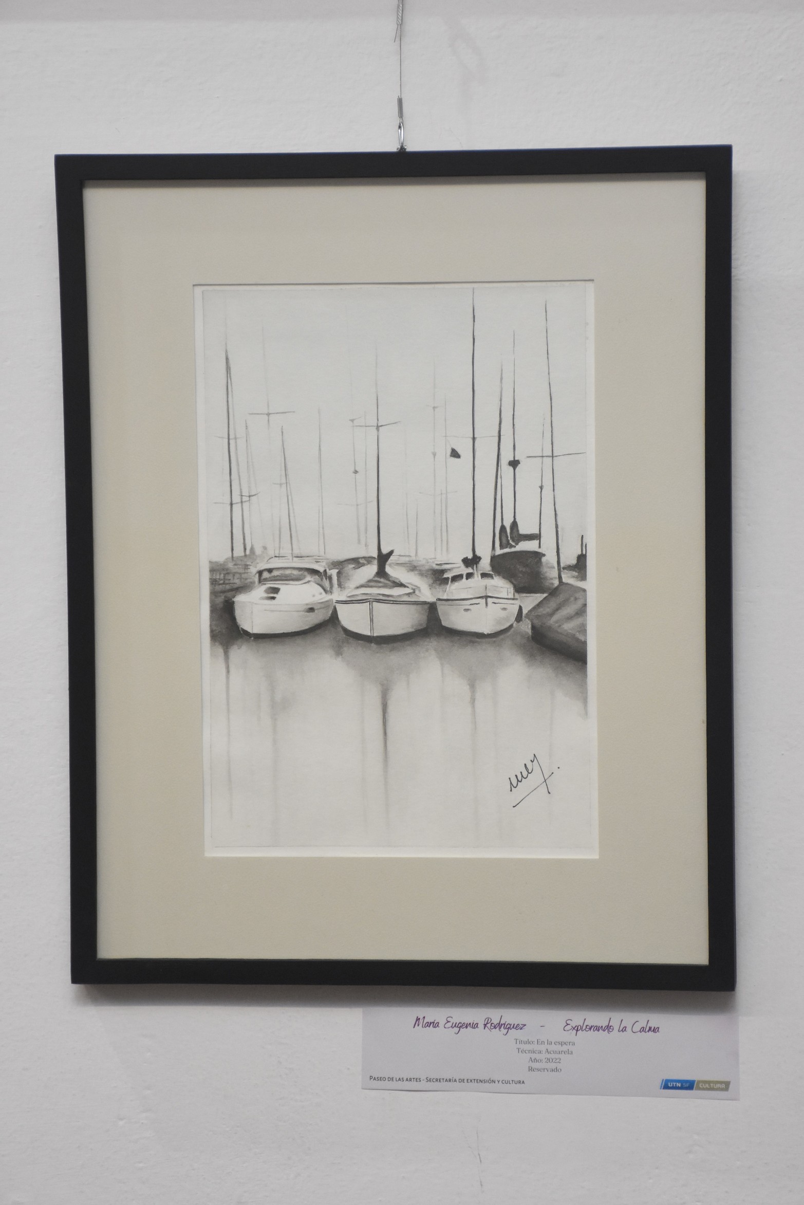 Muestra de María Eugenia Rodríguez en UTN